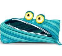 ZIPIT Wildlings Trousse à crayons pour enfants | trousse scolaire grande capacité | grand étui pour l'école et le bureau (bleu)