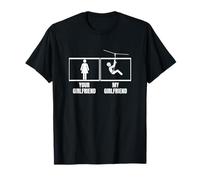 Ziplining Your Friend My Girlfriend Funny Zipline T-Shirt