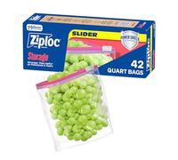 Ziploc Slider Storage Bags Quart 42 ct