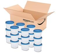 Ziploc Twist N Loc Lot de 18 boîtes de conservation réutilisables pour la cuisine Passe au lave-vaisselle Petit format rond