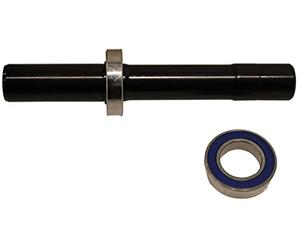 ZIPP AXLE KIT Rear W/Bearings COGNITION V2 DB Adulte Unisexe, Noir-Noir