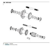 Zipp Corps De Roue Libre Mth-506
