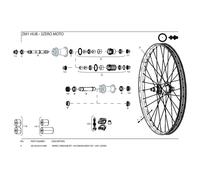 Zipp Corps De Roue Libre Zm1 3zero Xd Driver