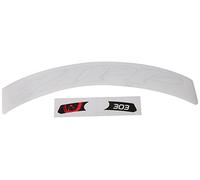 Pneu, roue et chambre à air vélo GENERIQUE Zipp 303 blanc mat sans bordure logo 700 c x 1 roue en vinyle blanc