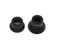 Zipp Embouts Axe de Roue arrière cognition DB 12x135 Campagnolo Unisexe, Noir-Noir