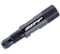Zipp Extension de Valve Tangente Aluminium Knurled noir 65 mm