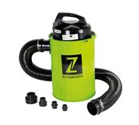 ZIPPER Absaugtonne 50L Absauganlage ZI-ASA305A INCL. Filterpatrone Adapterset 4-teilig avec Papierfilter - Verde