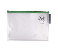 APLI – Sac d'accessoires A4 en mousse EVA – noir, bleu, jaune, rouge, vert, transparent – pack de 20