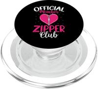 Zipper Club Officiel Membre Open Heart Surgery Hommes Femmes PopSockets PopGrip pour MagSafe