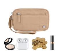 Zipper Coin Purse,Portable Clutch Wallet | Zipper Coin Wallet, Stylish Change Pouch, Travel Coin Holder for Keys, Credit Card, Phone