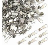 Zipper Fermeture Eclair, 30pcs 3# Fermeture Eclair Zipper Repair Réparation De Fermeture À Glissière（Argent）