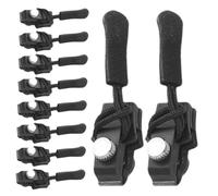 Zipper Head | 10PCS Zipper Replacement Slider Kit | Instant Fix Sliding Teeth Screw Head | Ziipper Fix Replacement For Luggage, Backpacks, Jackets, Purses