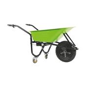 Zipper Maschinen Brouette électrique 500 W avec caisse 75 L + roulettes (max. 150 kg) - ZI-EWB500LI