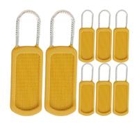 Zipper Pull Tab - Rubber Zipper Pull Replacement for Jackets, Bags, and Luggage | 10 Pack Detachable and Anti-Slip Zippers Handles, Easy to Install Durable Design