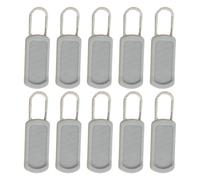 Zipper Pull Tab - Rubber Zipper Pull Replacement for Jackets, Bags, and Luggage | 10 Pack Détachable and Anti-Slip Zippers Handles, Easy to Install Durable Design