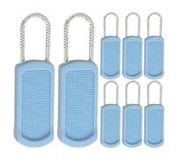 Zipper Pulls Replacements, Detachable Zip ZipperS Pull Tabs, Removable Zip Replacement ZipperS Pull Tab, 10X Replacement Parts for Luggage, Clothing Coat, BAG, SUITCASE