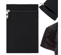 Zipper Wallet - Hidden Garment Pocket, Secure Zipper Compartment, Pockets For Clothing, Anti-Theft Travel Security Zippers Wallet - Clothing Inner Pockets | For Jacket Clothes Coat Sweatshirt Shirt Ro