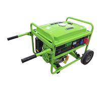 Zipper ZI-STE5500 groupe électrogène 5000 W 25 L Essence Noir, Vert