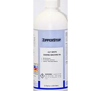 Zipperstop Sewing Machine Oil ~ Lily White ~ 32 fluid OZ. (0. 94 liters) MADE IN U. S. A.