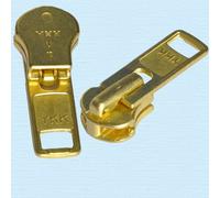 Zipperstop Wholesale Authorized Distributor YKK Zipper Repair Solution, YKK #10 Brass Slider (1 Slider/Pack)