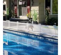 Zippity ZP19055 Kit de clôture portable en vinyle blanc pour chiot 55,9 x 111,8 cm (H x l)