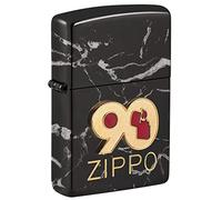 Zippo 49864 90th Anniversary Commemorative Lighter - Essence Briquet Coupe-Vent, Rechargeable, dans Une boîte Cadeau de Haute qualité