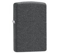 Zippo - Briquet tempête, Design Iron Stone, modèle de Base, Rechargeable, réutilisable, Design Coupe-Vent, boîte Cadeau, fabriqué aux États-Unis