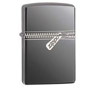 Zippo 60000856 Zipped Briquet Laiton Glace Noir 3,5 x 1 x 5,5 cm