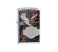 ZIPPO Zippo Aigle Harley - En métal - 5.7 x 3.6 x 1.2 cm - Les briquets Zippo sont garantis à vie. BRUN G