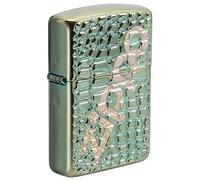 Zippo Alligator Armor Chameleon High Polish Chrome Pocket Lighter Briquet de Poche Mixte Adulte, Caméléon, Taille Unique