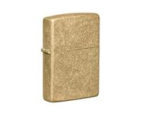 Zippo Armor Tumbled Brass Pocket Lighter Briquet de Poche Mixte Adulte, Armure en Laiton Poli