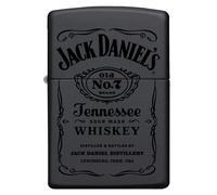 Zippo Briquet 60001369 Jack Daniel's Briquet À Essence Noir Mat