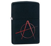 Zippo Briquet, Anarchy, Noir Black Matte