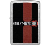 Zippo Briquet de poche chromé avec logo Harley-Davidson
