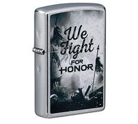 Zippo Briquet de Poche chromé pour Honor Street, Taille Unique