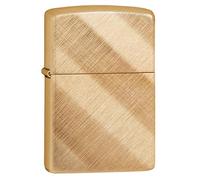 Zippo Weave Brass Pocket Lighter Briquet de Poche Mixte Adulte, Tissage Diagonal en Laiton, Classic
