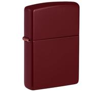 Zippo, Briquet élégant et Durable, Véritable Briquet Coupe-Vent, Rechargeable et Facile à Entretenir, idéal pour Toutes Les Occasions Couleur Merlot, Taille Standard, Classic Merlot