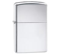 Zippo Briquet Haute Brillance Chrome Modèle De Base Briquet Tempête Essence