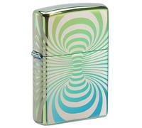 Zippo Briquet, métal, Bleu Sarcelle Poli, Taille Standard