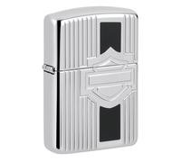 Zippo Briquet, métal, Chrome Poli, Taille Standard