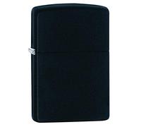 Zippo Briquet Classic 218-002801 Noir mat, rechargeable, réutilisable, résistant au vent
