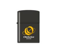 Zippo Briquet Oktoberfest Noir Avec Logo Jaune Briquet Tempête Essence