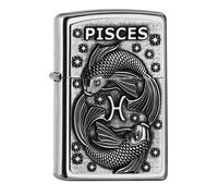 Zippo Briquet Poissons Signe Du Zodiaque Briquet Tempête Essence