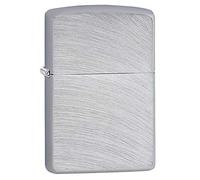 Zippo Briquet 50810059 Arche chromée - Modèle de base, Rechargeable, Résistant au vent