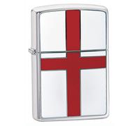 Zippo Briquet tempête avec emblème de St Georges Chrome brossé