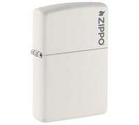 Zippo 50810612 Briquet - White Matte avec Logo Zippo