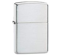 Zippo - Briquet Tempête, Blindé Argent Sterling Brossé, Modèle De Base, Rechargeable, Réutilisable, Résistant Au Vent, Coffret Cadeau, Fabriqué Aux États-Unis