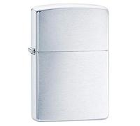 Zippo - Briquet Tempête, Chrome Brossé, Blindé Lourd, Modèle De Base, Rechargeable, Réutilisable, Résistant Au Vent, Coffret Cadeau, Fabriqué Aux États-Unis