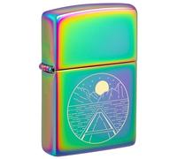 Zippo Briquet tempête Colorful Adventure, Aventure colorée, Multicolore, Laser 360°/Laser Bicolore, Rechargeable, réutilisable, Design Coupe-Vent, boîte Cadeau, fabriqué aux États-Unis