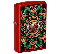 Zippo Briquet Tempête - Culture Pin Up - Noir Poli & Image Photo - Rechargeable, Garanti à Vie - Flamme Ajustable - Boîte Cadeau - Métal - Fabriqué aux USA